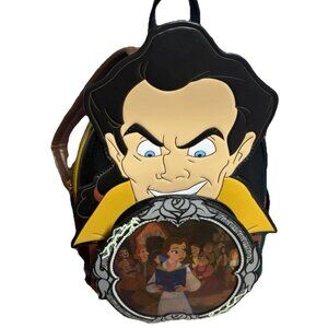 Loungefly Disney Villains Beauty & The Beast Gaston Lenticular Backpack NWOT